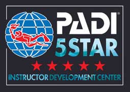 Logo PADI 5 étoiles IDC