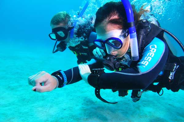 Plongée de spécialité navigation sous-marine